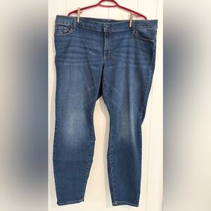 Old Navy Super Skinny Mid Rise Jeans Size 22 Plus Regular – Dark Wash – NEW